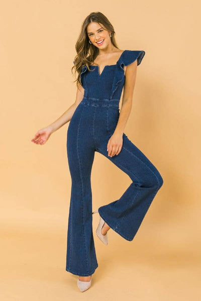 SCARLET DENIM JUMPSUIT